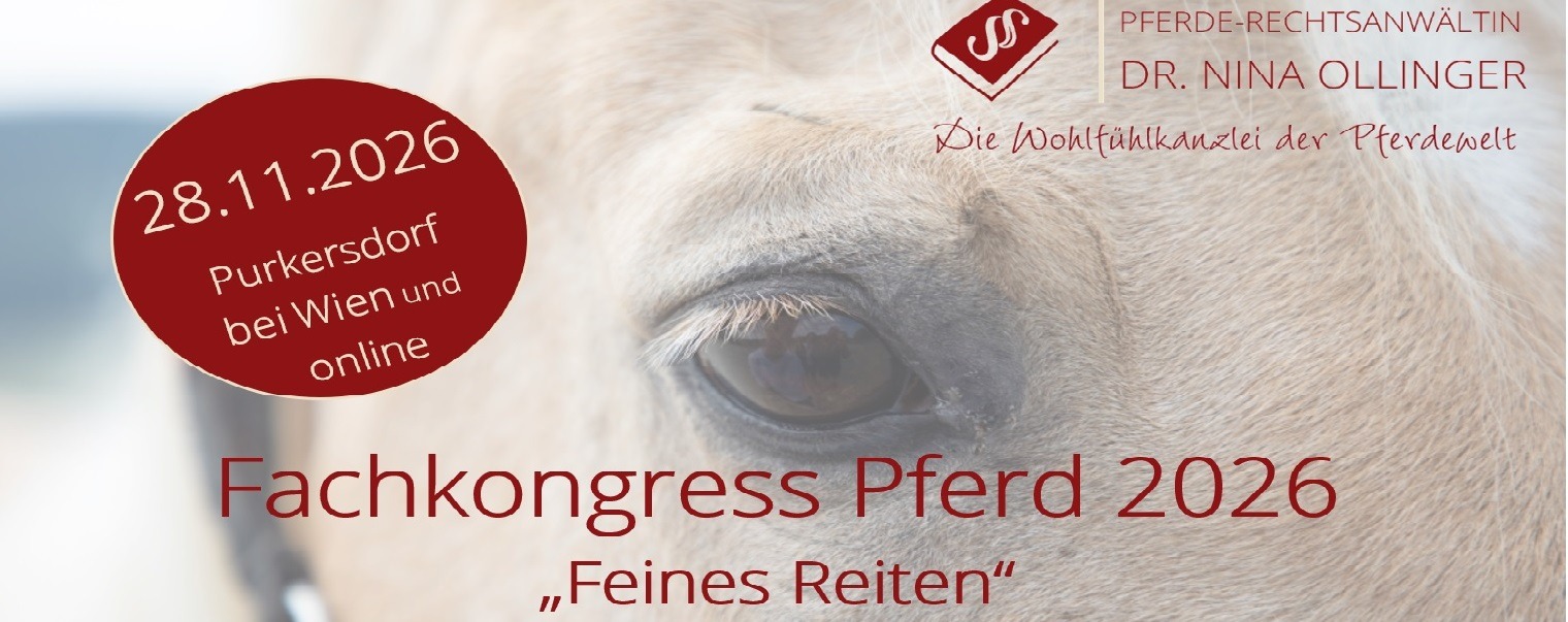 Fachkongress Pferd 2026 zum Thema Feines Reiten